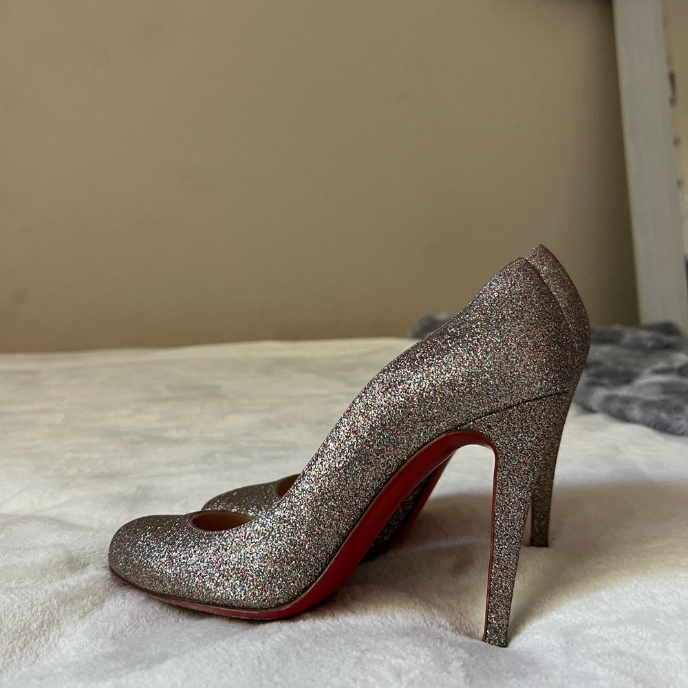 Christain Louboutin/ Size 37/ Multi Colored Confetti Sparkle